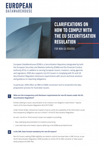 2025_edw_clarifications _on_how_to_comply_with_the_eu_securitisation_regulation -- faq_page_1